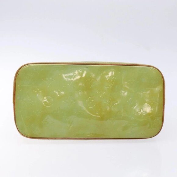 LOUIS VUITTON Monogram Vernis Houston Hand Bag Baby Blue M91005 LV Auth 141488 - Picture 7 of 16